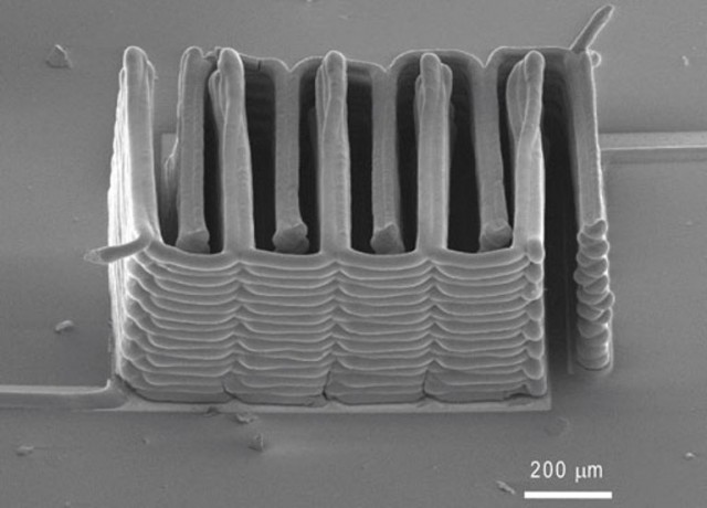 micro-batterie imprimée en 3D