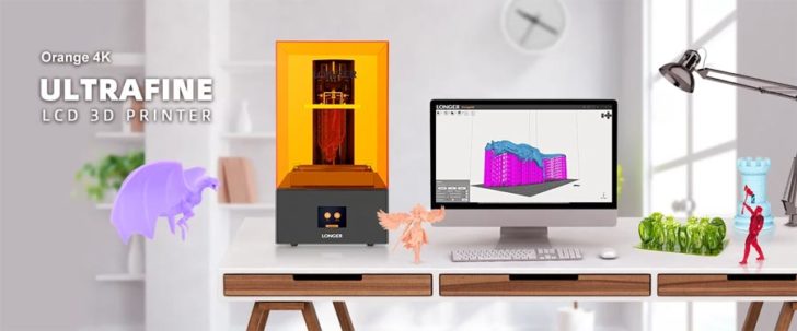 LONGER 4K Imprimante 3D Résine Stéréolithographie LCD avec écran