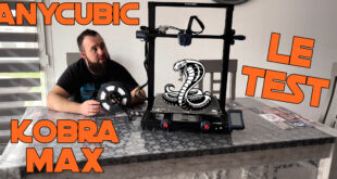 test anycubic kobra max review tuto réglages