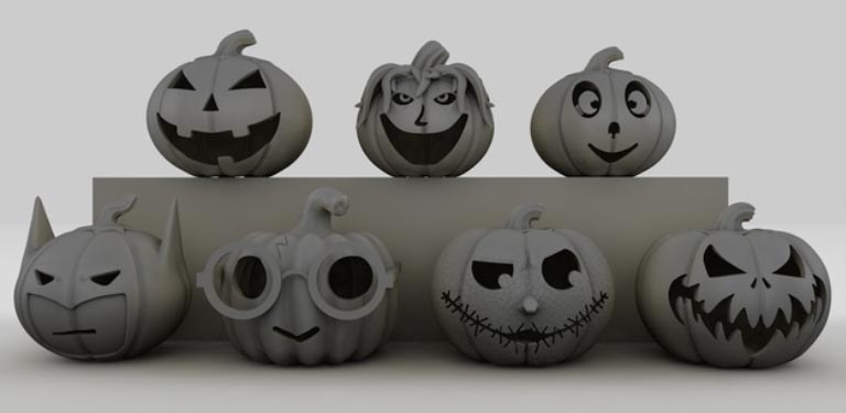 Fichier STL gratuit Crayon citrouille d'Halloween・Modèle à télécharger et à  imprimer en 3D・Cults