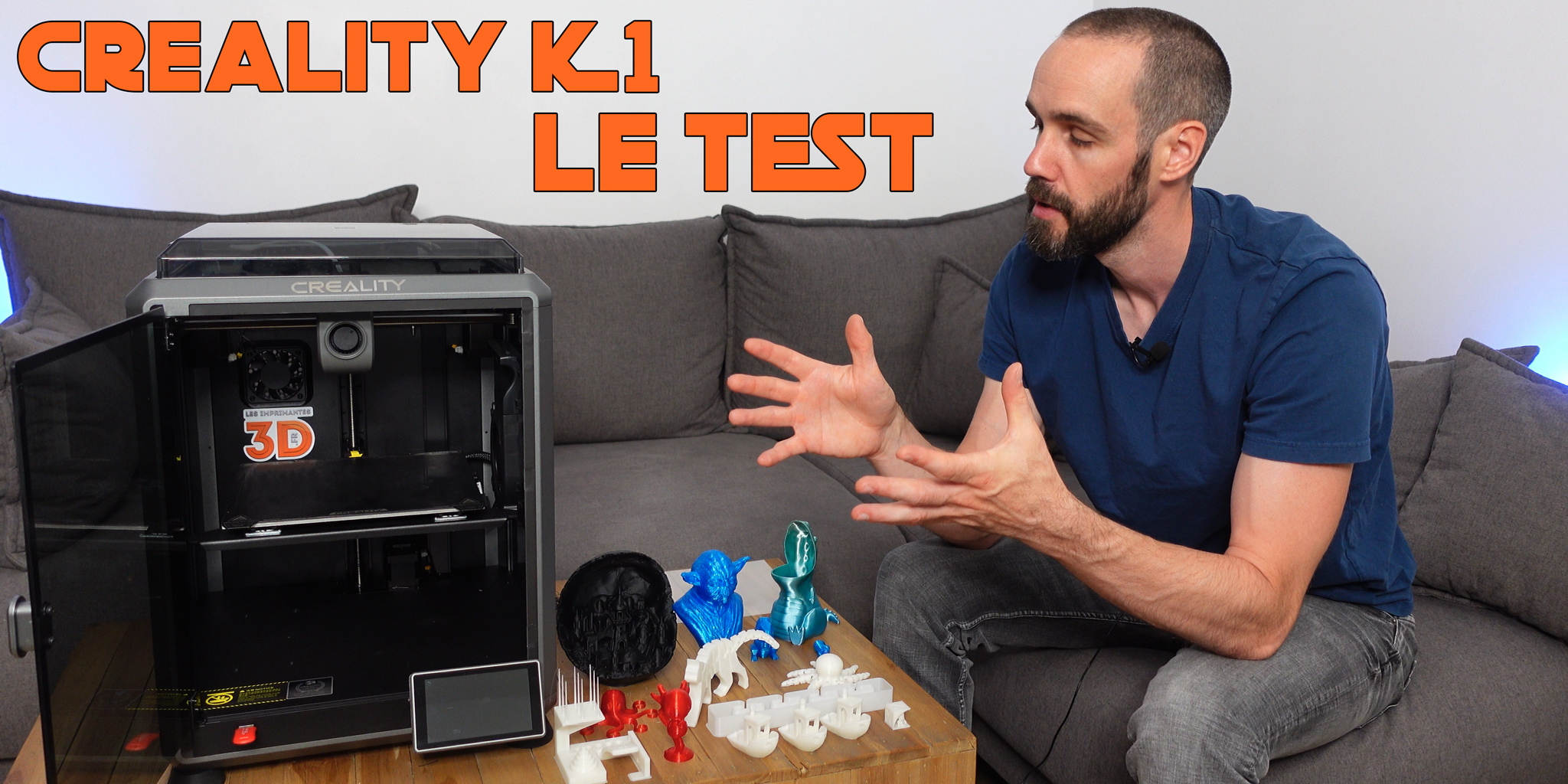 Creality K1 en test, une imprimante Klipper rapide en caisson