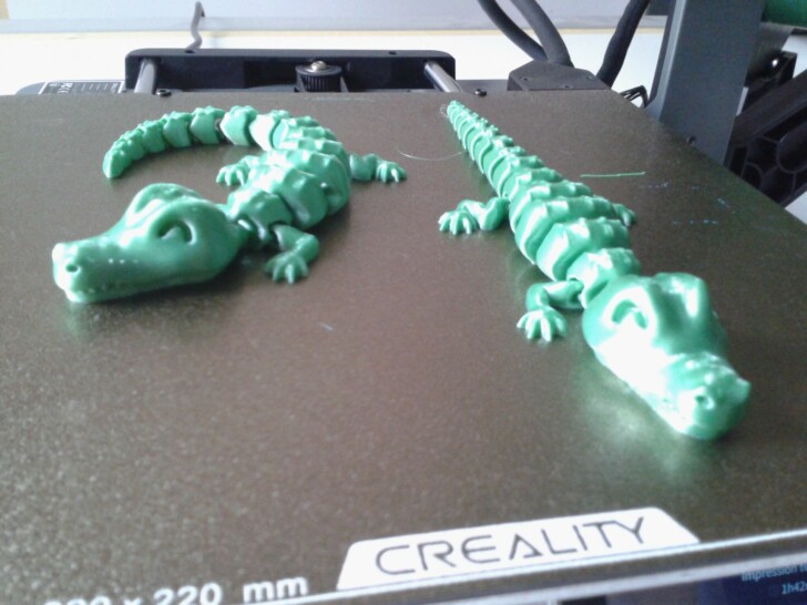 Ender 3 V3 coreXZ Print PLA Articulated Alligator McGybeer IMG 20240415 150628 q85