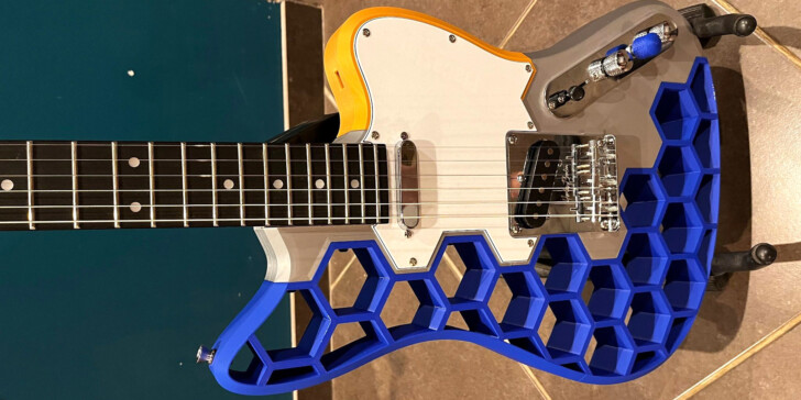 guitare imprimée en 3d