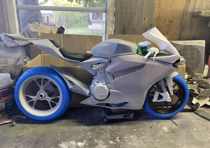 Ducati 1199 moto GP 3D printed