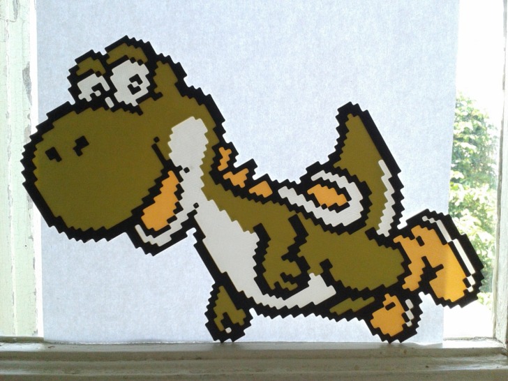 impression 3D Yoshi Pixel art