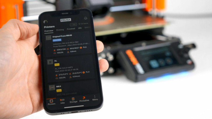 prusa app mobile android ios iphone