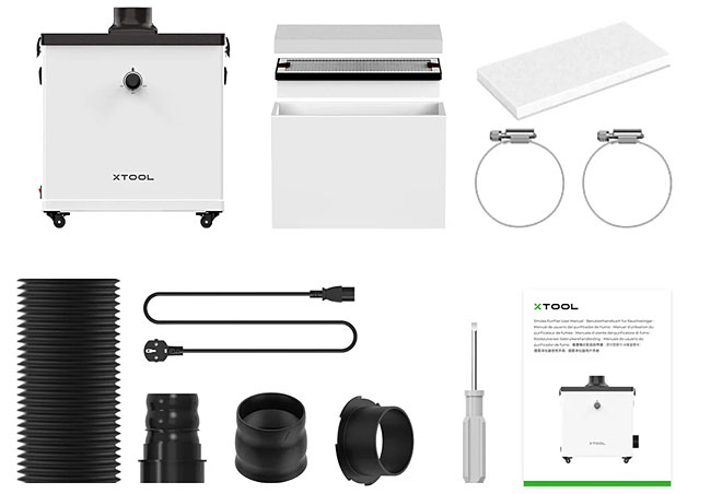 purificateur fumee xtool kit