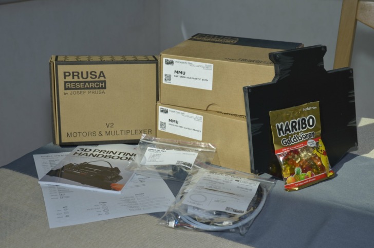 test Prusa MMU3 Unboxing Haribo