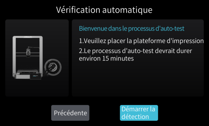 Ender 3 V3 Plus MiseEnFonction self test sw e3v3p screen 2024 08 29 11 16 47