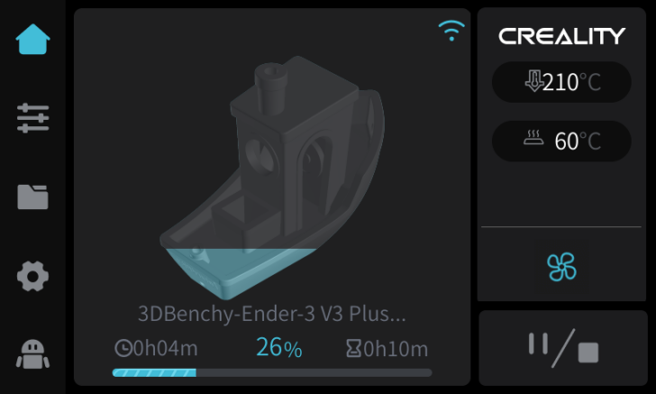 Ender 3 V3 Plus TestPrint p01 3DBenchy Ender 3 V3 Plus 14m26.gcode e3v3p screen 2024 08 28 12 03 22