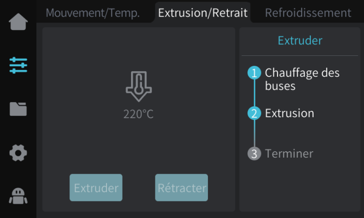 Ender 3 V3 Plus TestPrint p03.changement filament e3v3p screen 2024 08 28 11 50 05