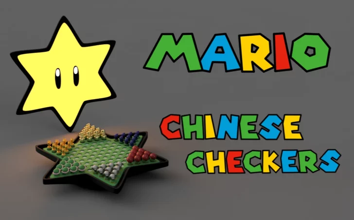 mario chinese checkers