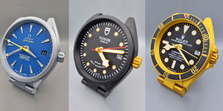 montres de luxe imprimées en 3D min