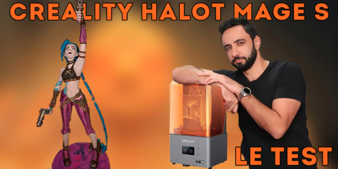 test creality halot mage s review tuto