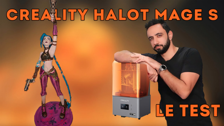 test creality halot mage s review tuto